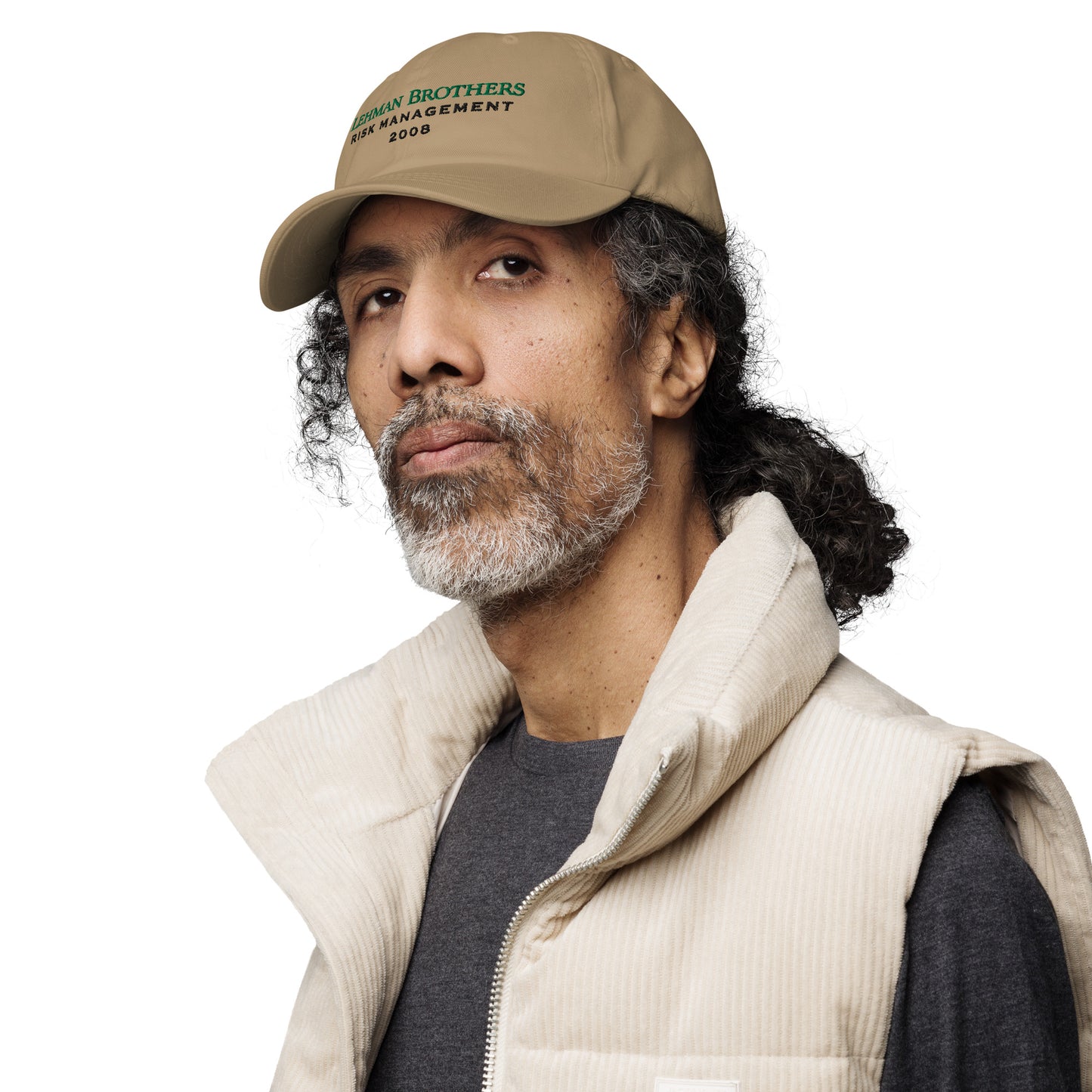 Lehman Brothers Risk Management Cap | 2008 Finance Meme Hat | Wall Street Nostalgia Dad Hat | Finance Bro Gift