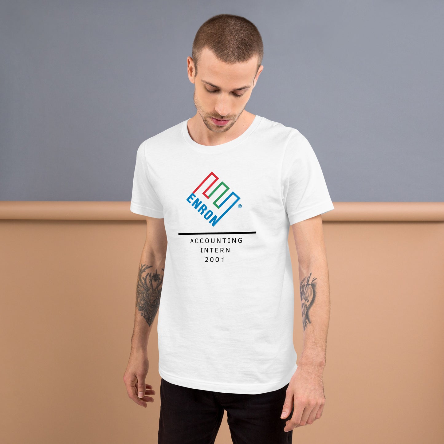 ENRON T-Shirt | Accounting Meme Shirt | 2001 Wall Street Scandal Tee | Finance Bro Gift
