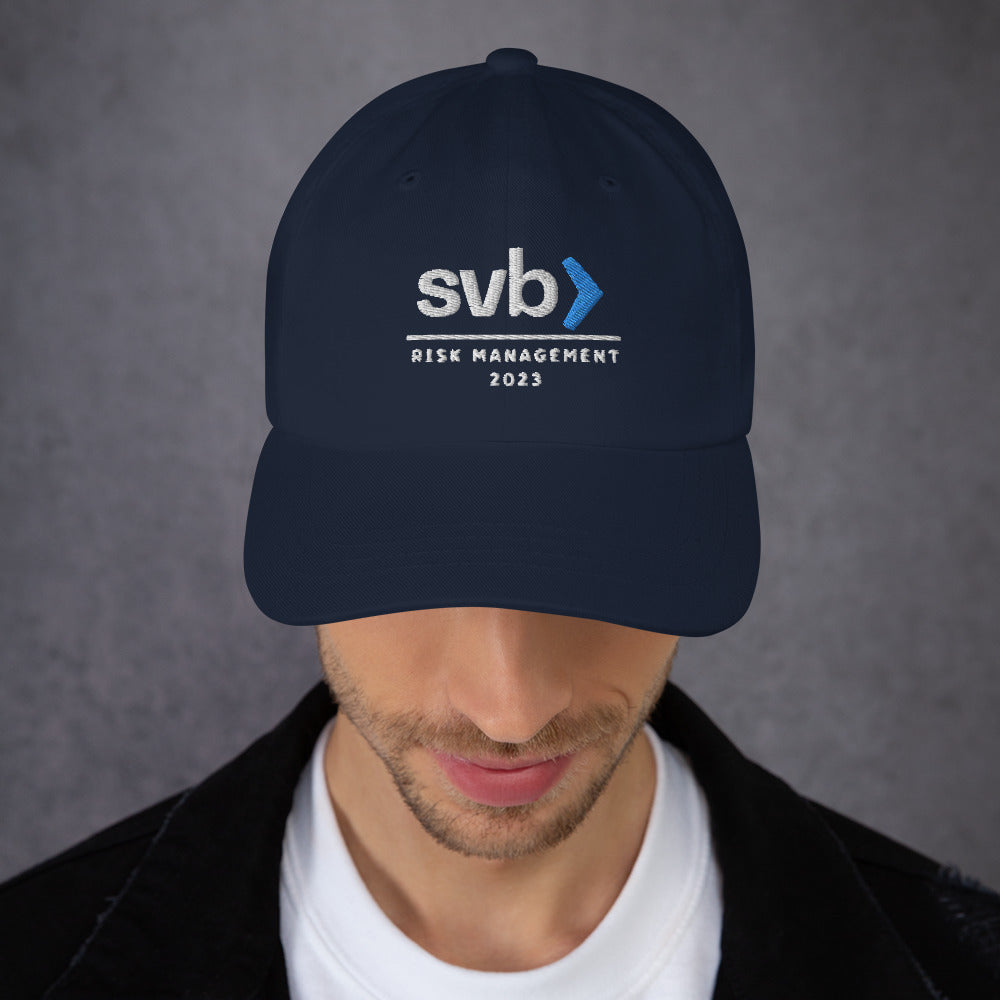 SVB Dad Hat | Silicon Valley Bank Risk Management Meme Cap | Finance Bro Collapse Merch