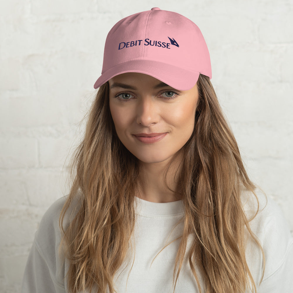 Debit Suisse Dad Hat | Credit Suisse Meme Cap | Finance Bro Risk Management Hat