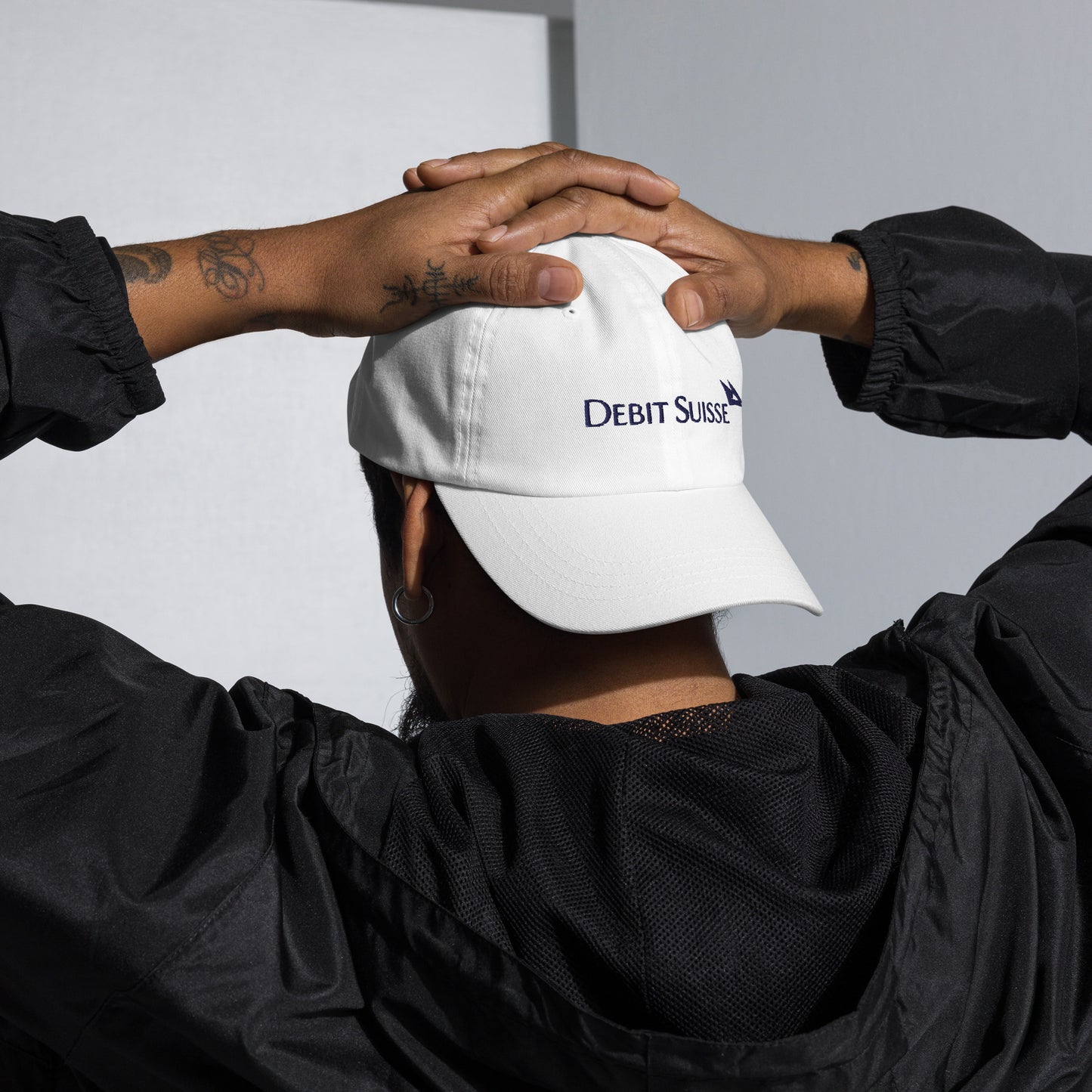 Debit Suisse Dad Hat | Credit Suisse Meme Cap | Finance Bro Risk Management Hat