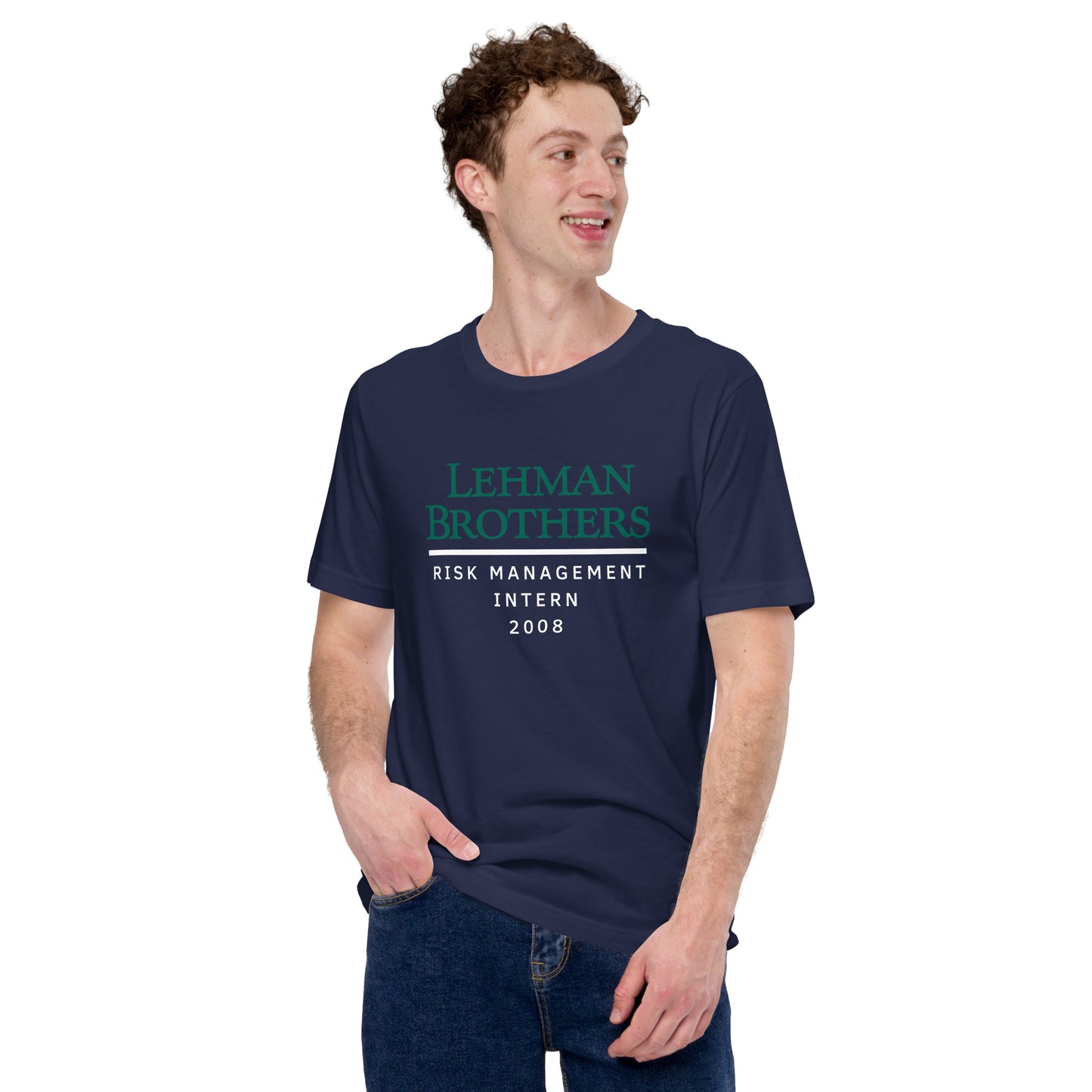 Lehman Brothers T-Shirt | Risk Management Meme Tee | 2008 Wall Street Scandal Shirt | Finance Bro Gift