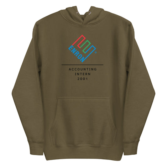 ENRON Hoodie | Accounting Meme Pullover | 2001 Wall Street Scandal Hoodie | Finance Bro Merch