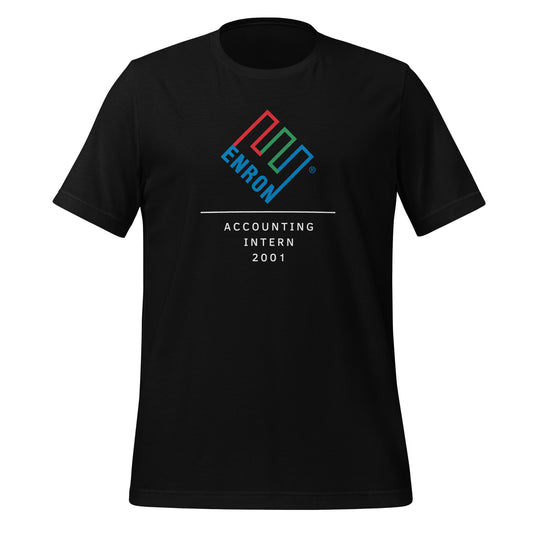 ENRON T-Shirt | Accounting Meme Shirt | 2001 Wall Street Scandal Tee | Finance Bro Gift