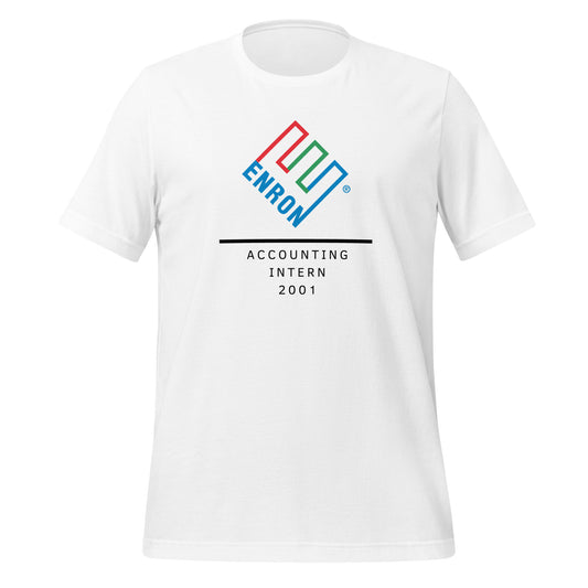 ENRON T-Shirt | Accounting Meme Shirt | 2001 Wall Street Scandal Tee | Finance Bro Gift