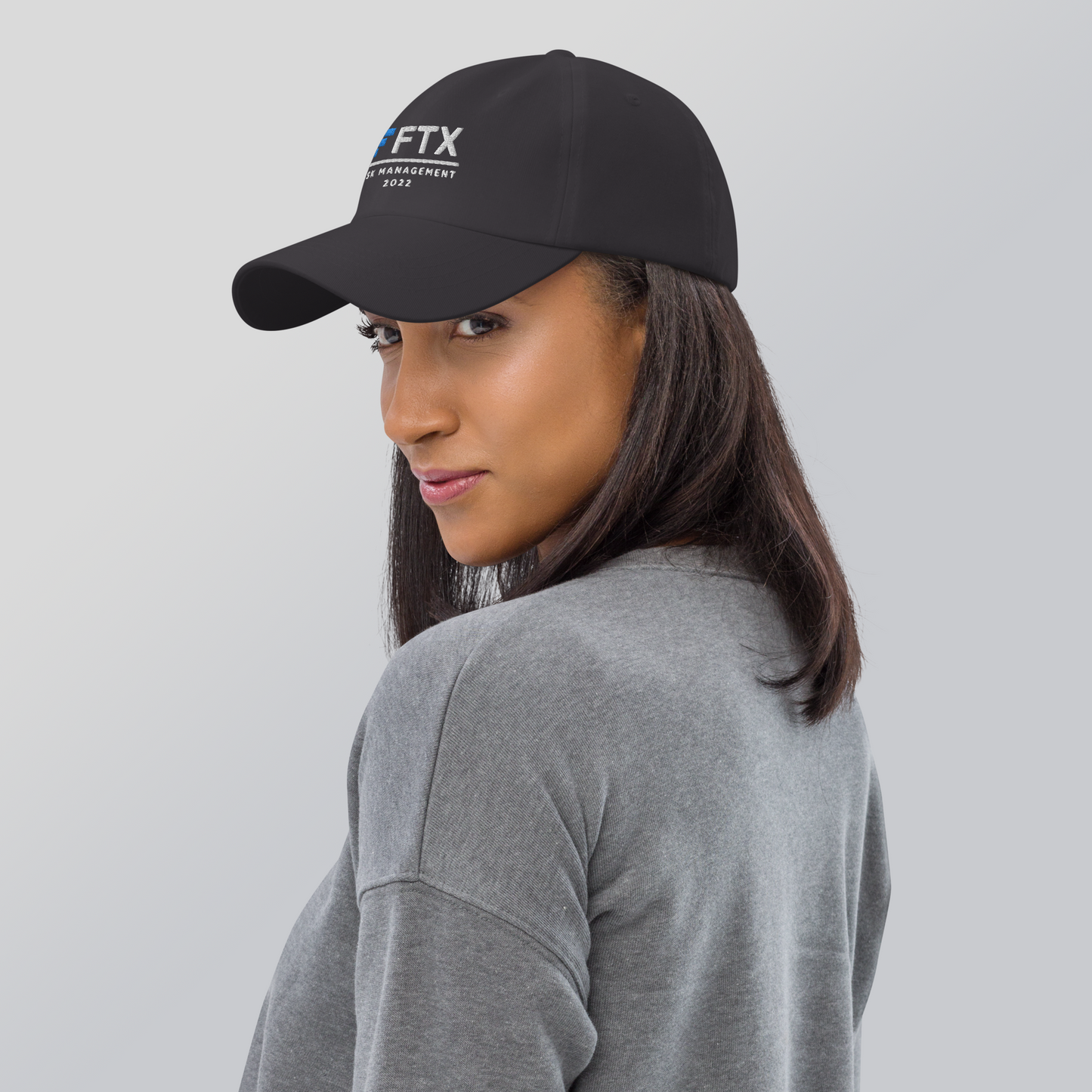 FTX Risk Management Cap | 2022 Crypto Meme Dad Hat | Sam Bankman-Fried Finance Bro Gift