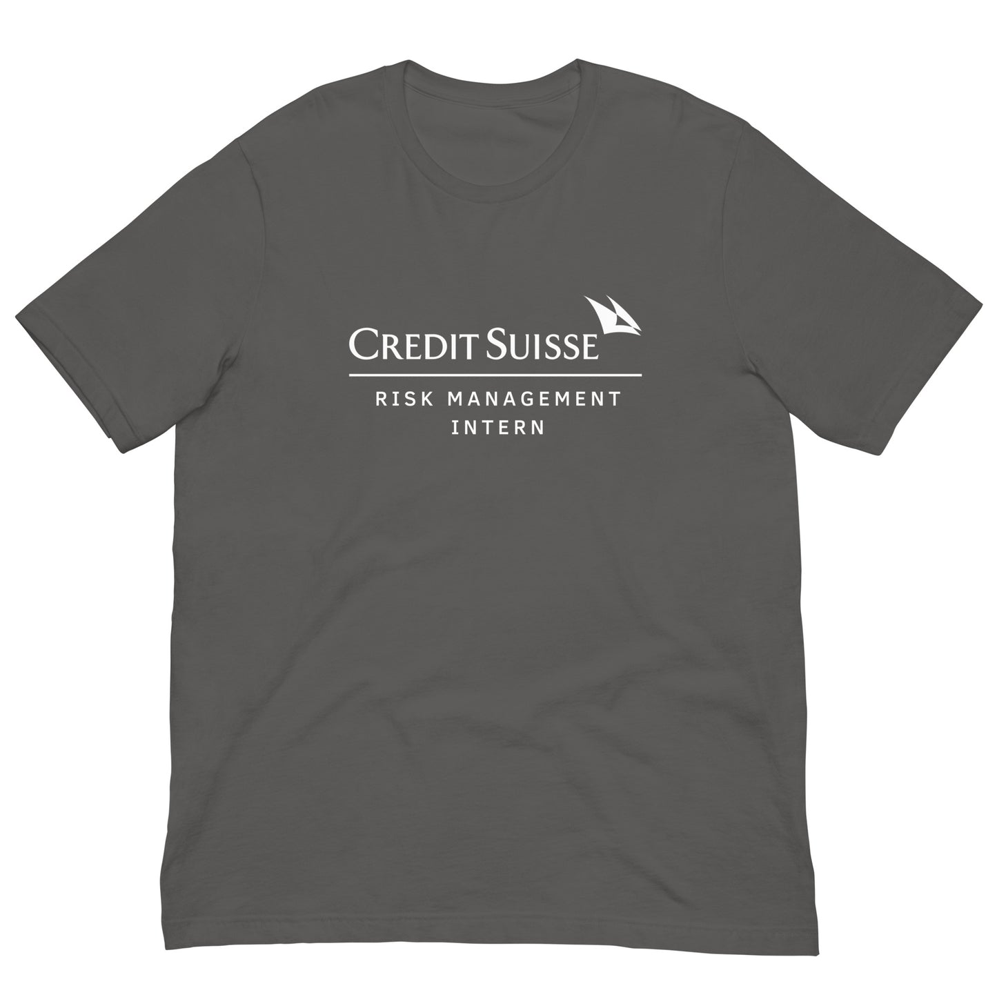 Credit Suisse T-Shirt | Risk Management Intern 2023 Meme Tee | Finance Bro Shirt | $CS Collapse Merch