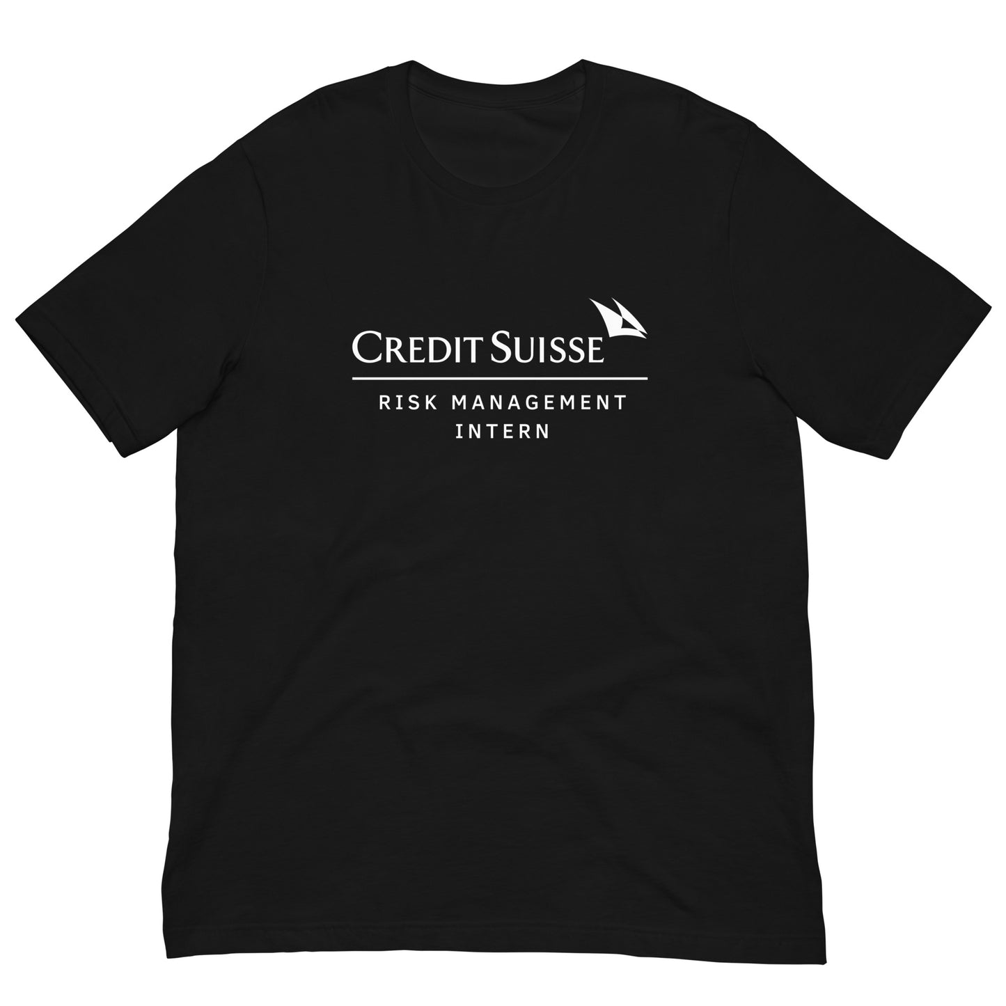 Credit Suisse T-Shirt | Risk Management Intern 2023 Meme Tee | Finance Bro Shirt | $CS Collapse Merch