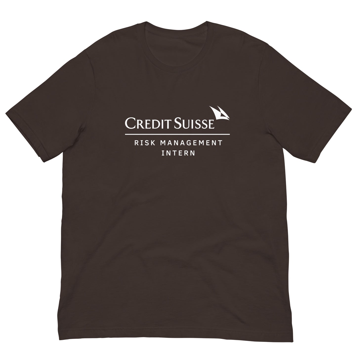 Credit Suisse T-Shirt | Risk Management Intern 2023 Meme Tee | Finance Bro Shirt | $CS Collapse Merch