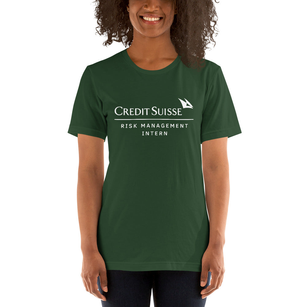Credit Suisse T-Shirt | Risk Management Intern 2023 Meme Tee | Finance Bro Shirt | $CS Collapse Merch