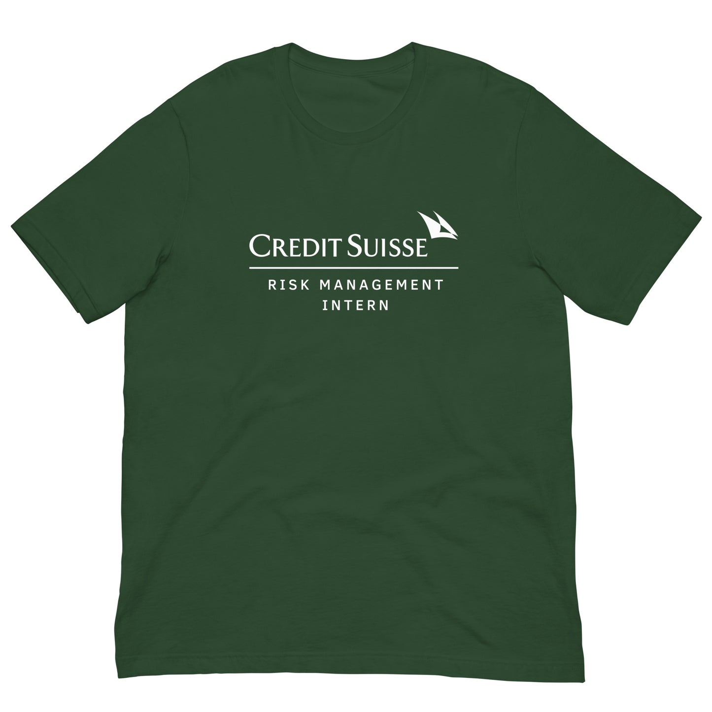 Credit Suisse T-Shirt | Risk Management Intern 2023 Meme Tee | Finance Bro Shirt | $CS Collapse Merch