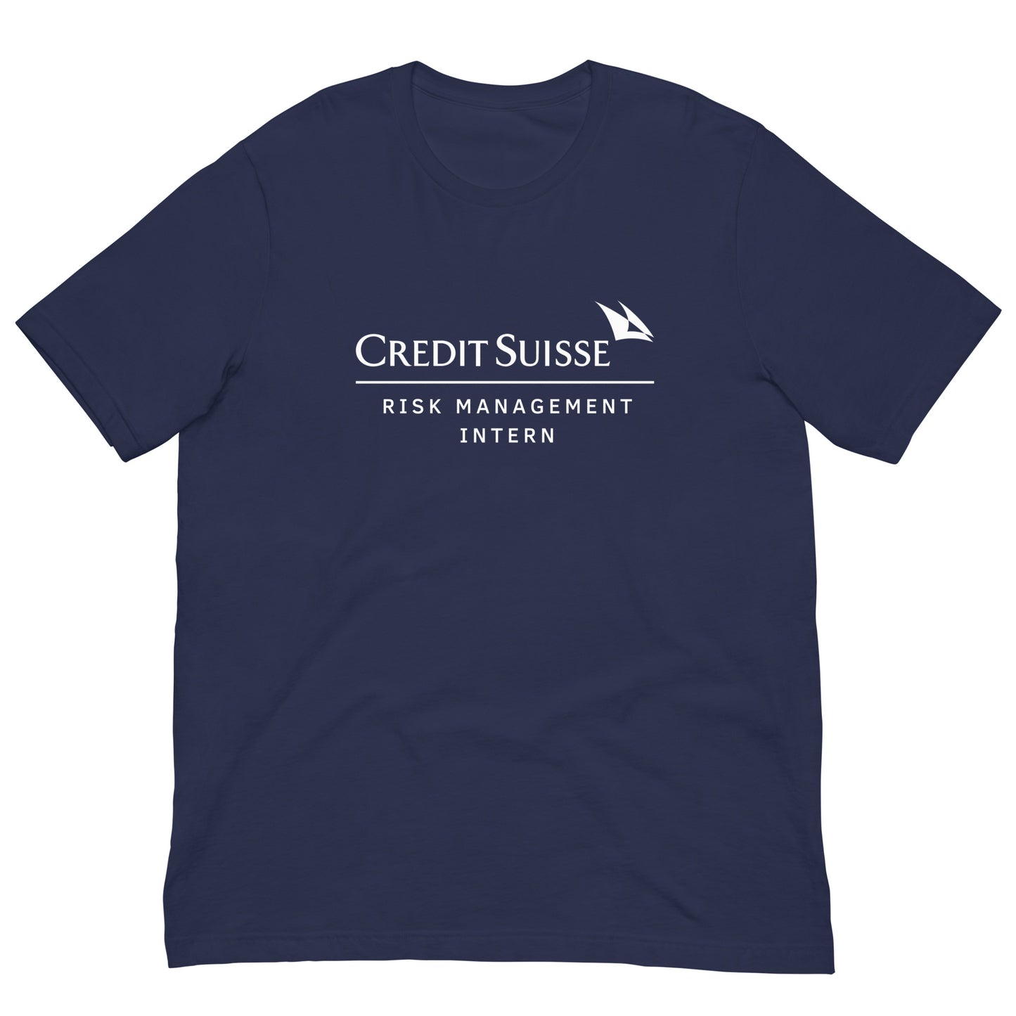 Credit Suisse T-Shirt | Risk Management Intern 2023 Meme Tee | Finance Bro Shirt | $CS Collapse Merch